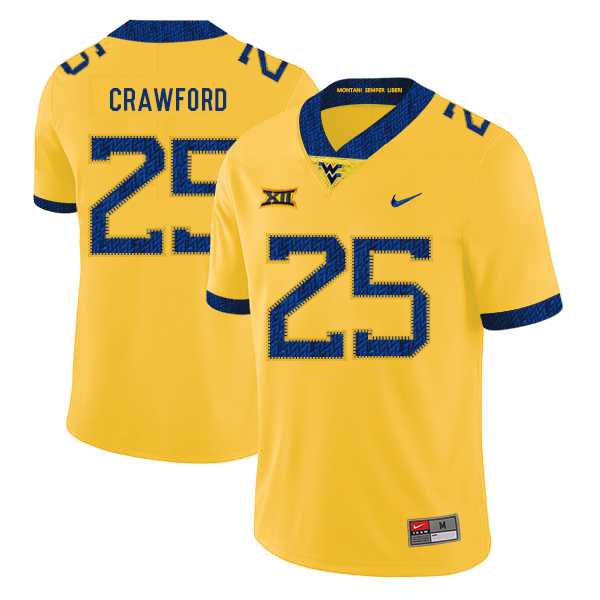 West Virginia Mountaineers 25 Justin Crawford Yellow College Football Jersey Dzhi,We sell and wholesale West Virginia Mountaineers 25 Justin Crawford Yellow College Football Jersey Dzhi on line form chian!